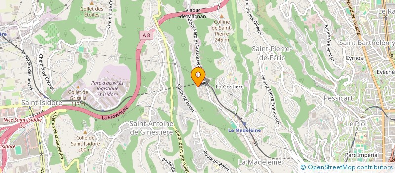 localisation de l'entreprise MONSIEUR ALEXANDRE GOSSET  NICE