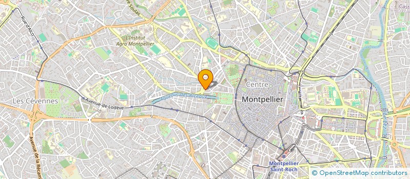localisation de l'entreprise MONSIEUR ALEXANDRE GOUBIER-DEMATHIEU à MONTPELLIER