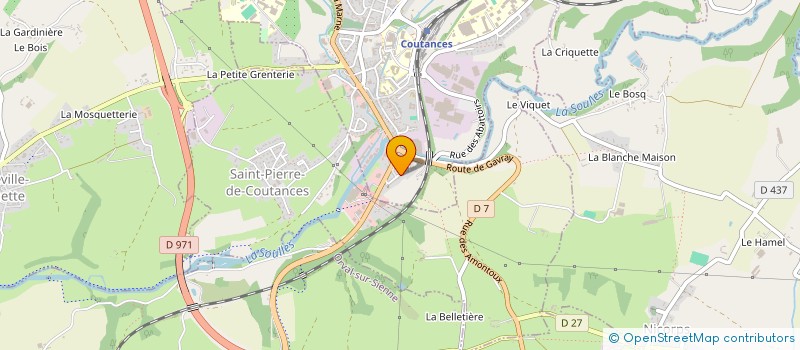 localisation de l'entreprise MONSIEUR ALEXANDRE GOUEZ  COUTANCES