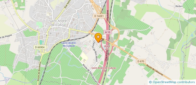 localisation de l'entreprise MONSIEUR ALEXANDRE GOUIN à SAINT-ANDRE-DE-CUBZAC