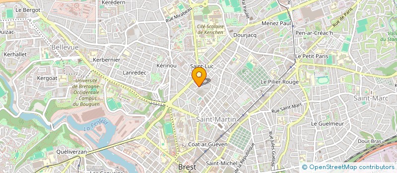 localisation de l'entreprise MONSIEUR ALEXANDRE GOUIN à BREST