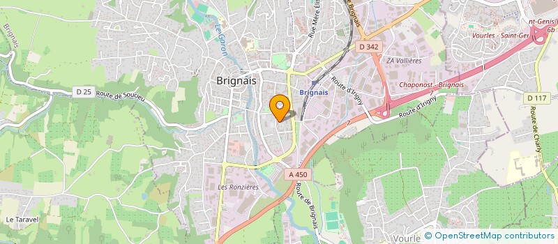 localisation de l'entreprise MONSIEUR ALEXANDRE GOURGOUT  BRIGNAIS