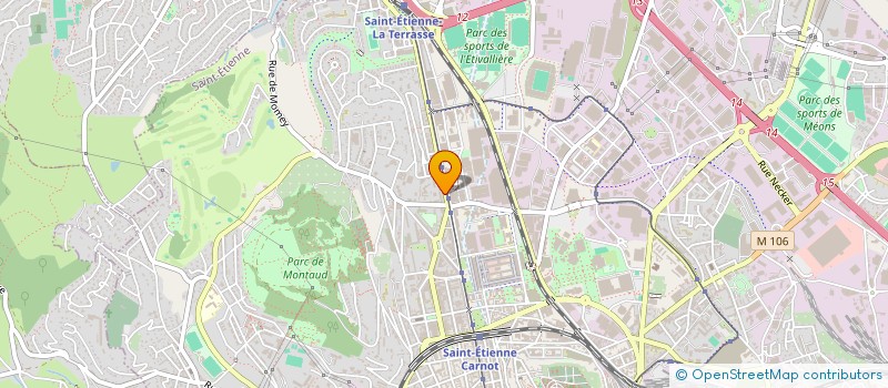 localisation de l'entreprise MONSIEUR ALEXANDRE GOUROUNAS  SAINT-ETIENNE