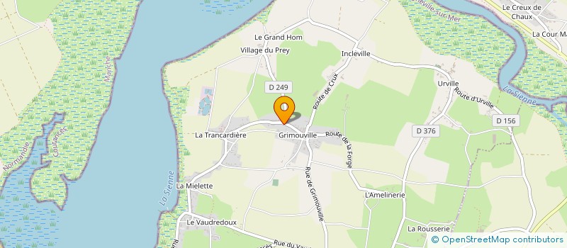 localisation de l'entreprise MONSIEUR ALEXANDRE GOUX  REGNEVILLE-SUR-MER