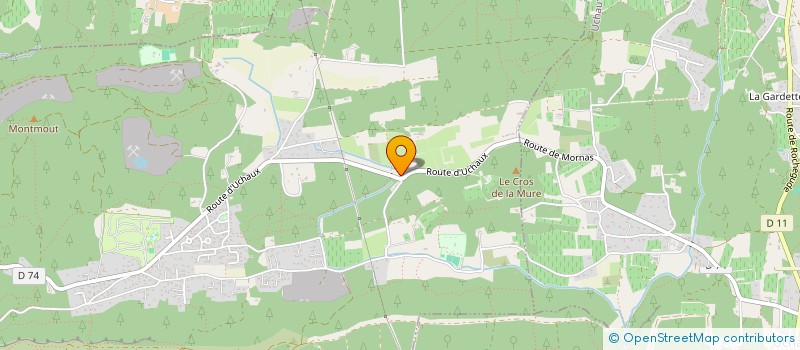 localisation de l'entreprise MONSIEUR ALEXANDRE GOUX  MORNAS