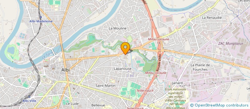 localisation de l'entreprise MONSIEUR ALEXANDRE GOZLAN à ALBI