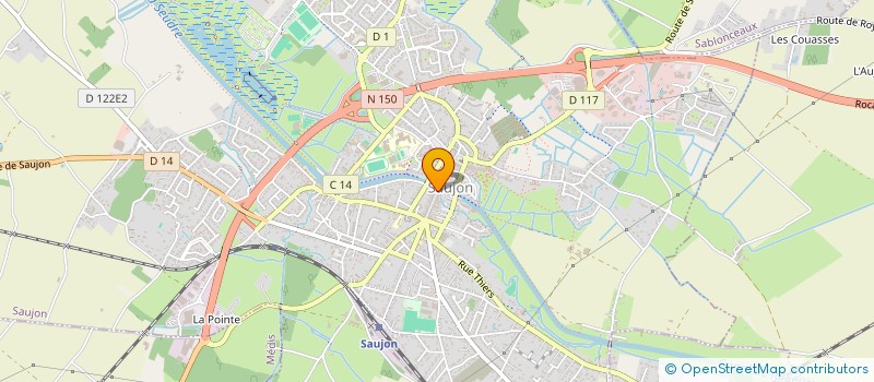 localisation de l'entreprise MONSIEUR ALEXANDRE GRABSI  SAUJON