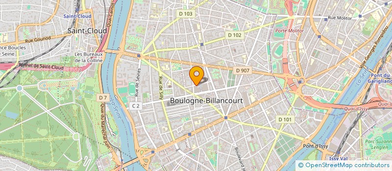 localisation de l'entreprise MONSIEUR ALEXANDRE GRAHAM à BOULOGNE-BILLANCOURT