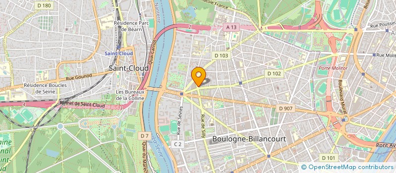 localisation de l'entreprise MONSIEUR ALEXANDRE GRAMFORT à BOULOGNE-BILLANCOURT