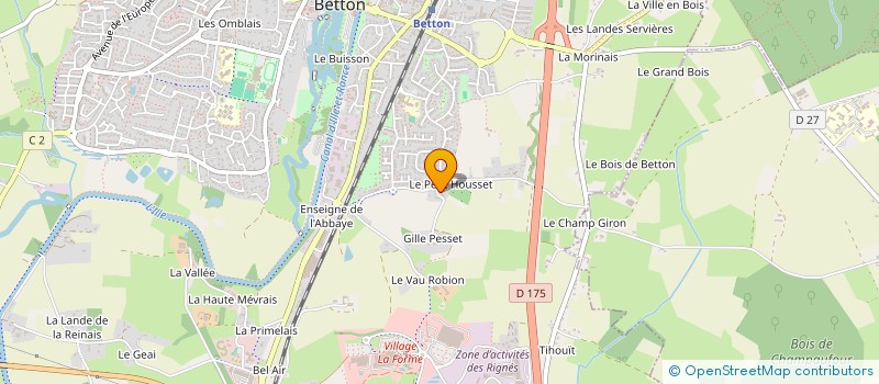 localisation de l'entreprise MONSIEUR ALEXANDRE GRANDIN à BETTON