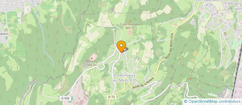 localisation de l'entreprise MONSIEUR ALEXANDRE GRAU  POLEYMIEUX-AU-MONT-D'OR