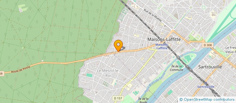 localisation de l'entreprise MONSIEUR ALEXANDRE GRAVICHE  MAISONS-LAFFITTE