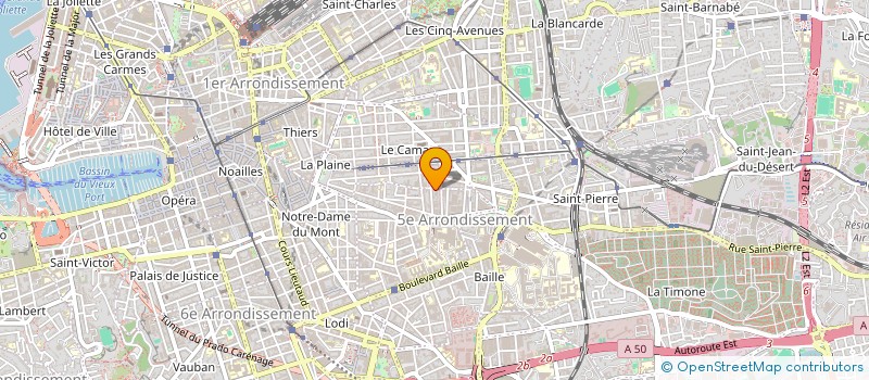 localisation de l'entreprise MONSIEUR ALEXANDRE GRAZIANI à MARSEILLE