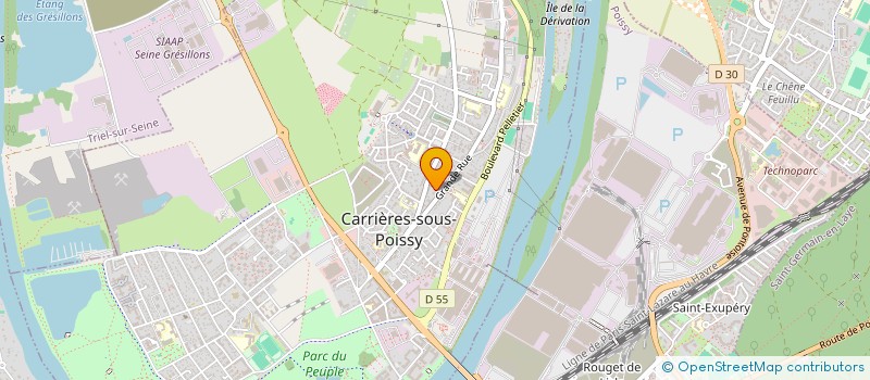 localisation de l'entreprise MONSIEUR ALEXANDRE GRENIER à CARRIERES-SOUS-POISSY