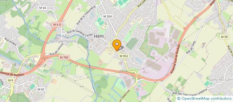 localisation de l'entreprise MONSIEUR ALEXANDRE GRIBLING  HEM