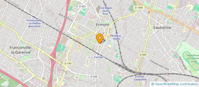 localisation de l'entreprise MONSIEUR ALEXANDRE GRILLIAT à ERMONT