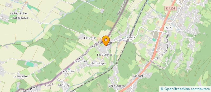 localisation de l'entreprise MONSIEUR ALEXANDRE GROBEL  JUVIGNY