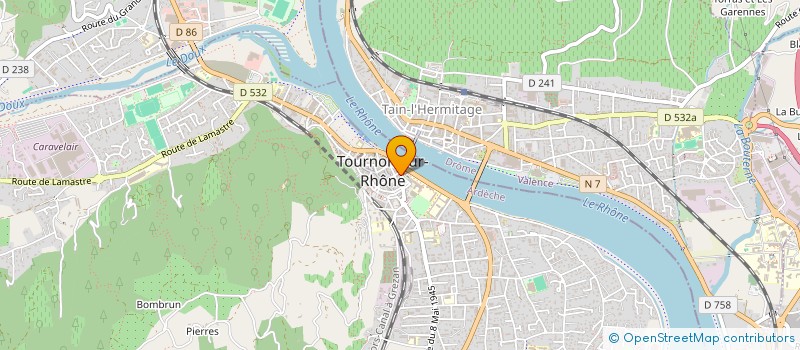 localisation de l'entreprise MONSIEUR ALEXANDRE GROS à TOURNON-SUR-RHONE
