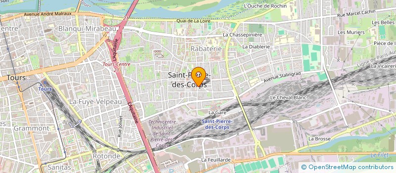 localisation de l'entreprise MONSIEUR ALEXANDRE GROSBOIS  SAINT-PIERRE-DES-CORPS