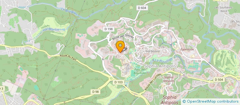 localisation de l'entreprise MONSIEUR ALEXANDRE GROSS  VALBONNE