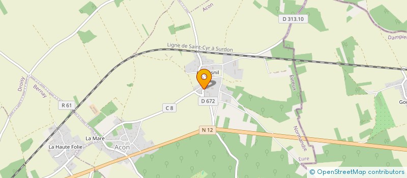 localisation de l'entreprise MONSIEUR ALEXANDRE GROSSE  ACON