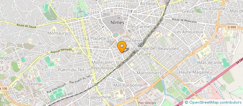 localisation de l'entreprise MONSIEUR ALEXANDRE GUALANDI  NIMES