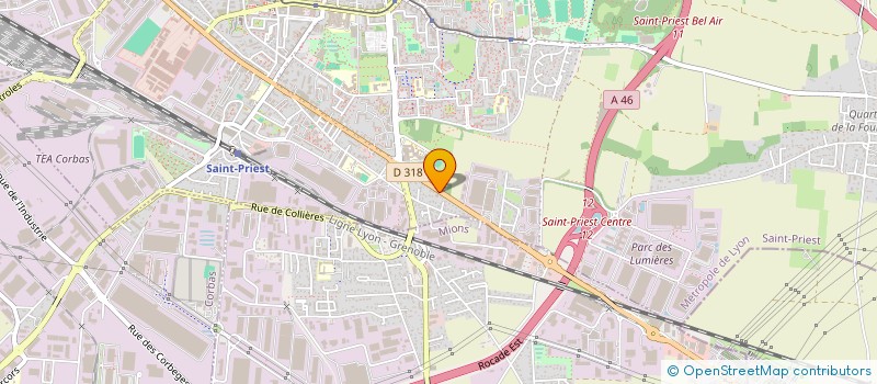 localisation de l'entreprise MONSIEUR ALEXANDRE GUARDA  SAINT-PRIEST