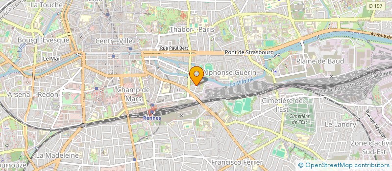 localisation de l'entreprise MONSIEUR ALEXANDRE GUEGO  RENNES