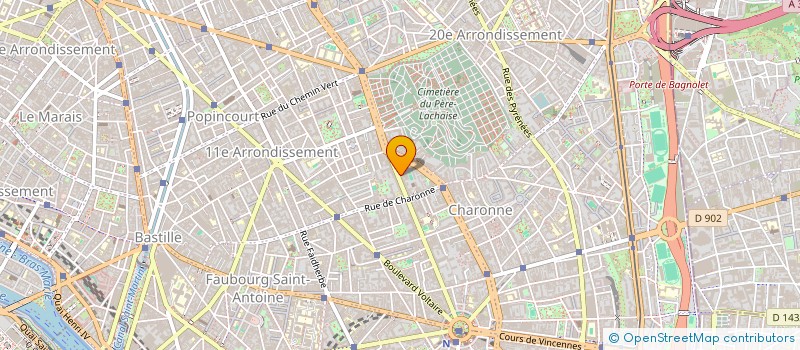 localisation de l'entreprise MONSIEUR ALEXANDRE GUERARD  PARIS