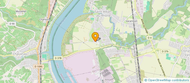 localisation de l'entreprise MONSIEUR ALEXANDRE GUERDENER  SAINT-ALBAN-DU-RHONE