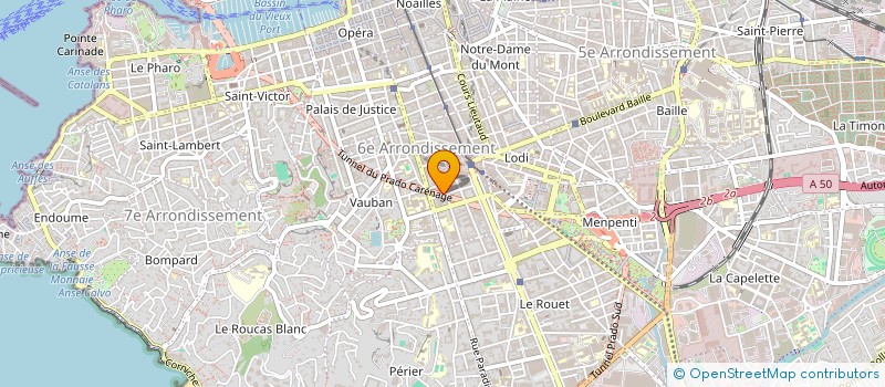 localisation de l'entreprise MONSIEUR ALEXANDRE GUEREMY à MARSEILLE 6EME