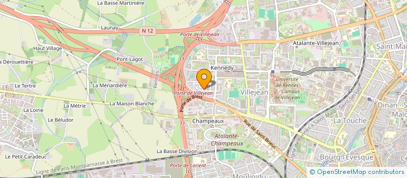 localisation de l'entreprise MONSIEUR ALEXANDRE GUERIN  RENNES