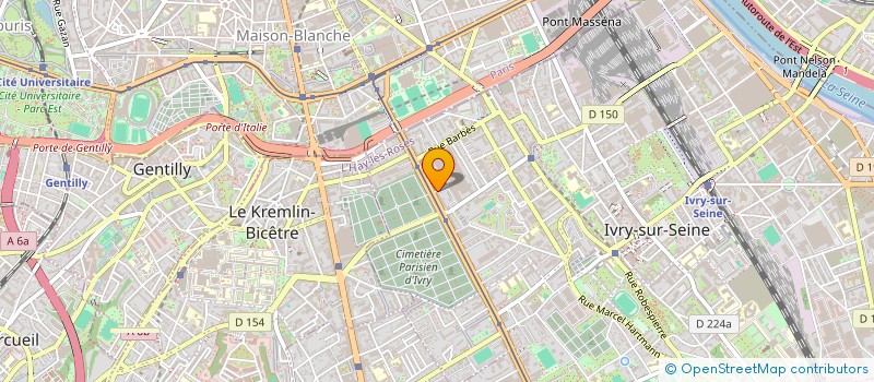 localisation de l'entreprise MONSIEUR ALEXANDRE GUIBERT à IVRY-SUR-SEINE