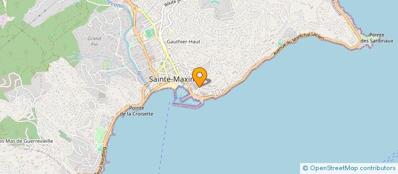 localisation de l'entreprise MONSIEUR ALEXANDRE GUIDONI à SAINTE-MAXIME