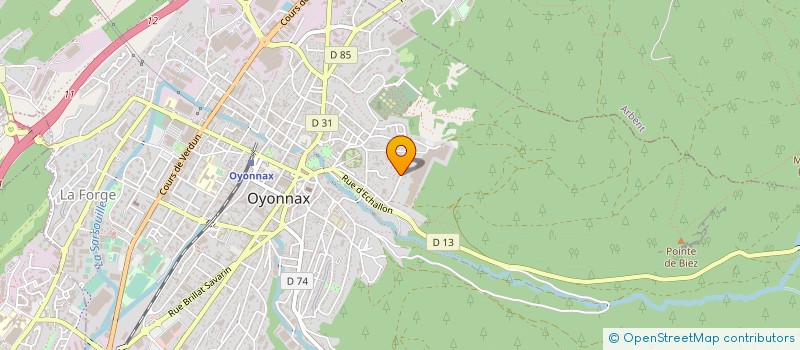 localisation de l'entreprise MONSIEUR ALEXANDRE GUIGNOT  OYONNAX