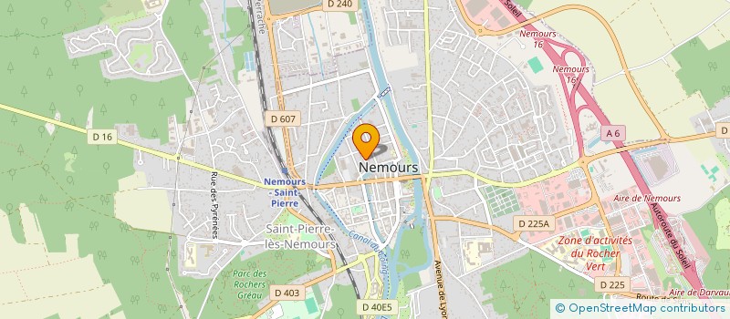 localisation de l'entreprise MONSIEUR ALEXANDRE GUIGON à NEMOURS