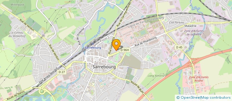 localisation de l'entreprise MONSIEUR ALEXANDRE GUIHO  SARREBOURG