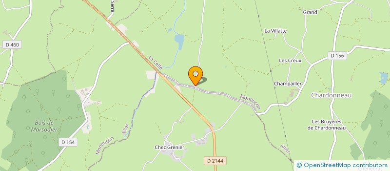 localisation de l'entreprise MONSIEUR ALEXANDRE GUILLAMIER  LA CELLE