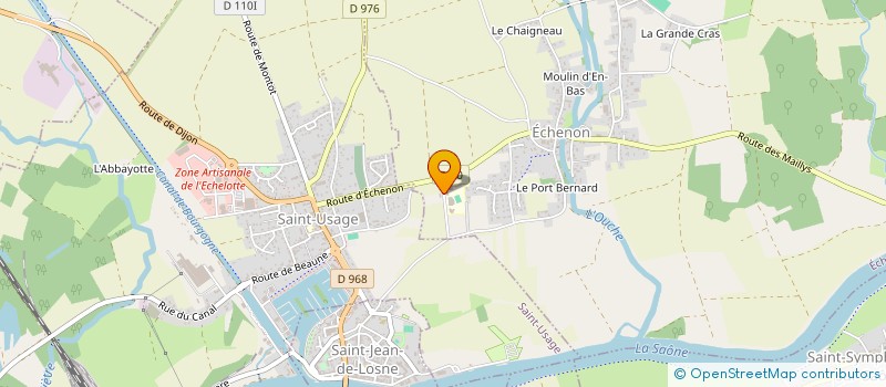 localisation de l'entreprise MONSIEUR ALEXANDRE GUILLERME  ECHENON