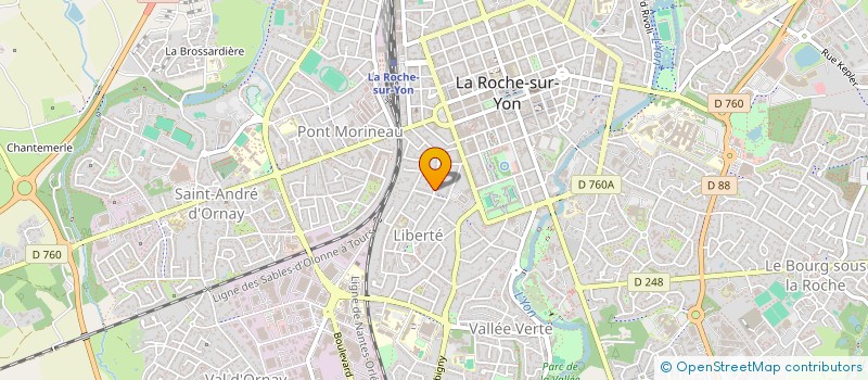 localisation de l'entreprise MONSIEUR ALEXANDRE GUILLET à LA ROCHE-SUR-YON