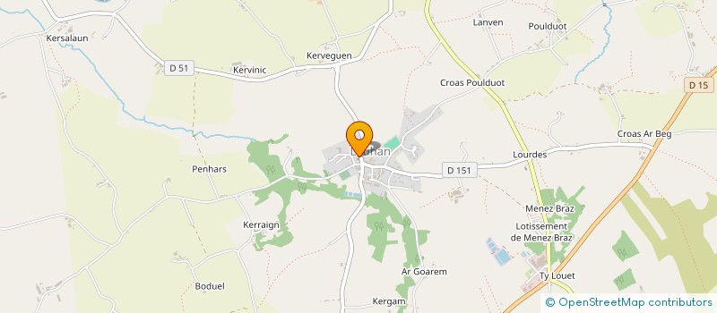 localisation de l'entreprise MONSIEUR ALEXANDRE GUILLOU  LEUHAN