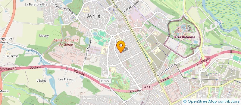 localisation de l'entreprise MONSIEUR ALEXANDRE GUILMEAU  ANGERS