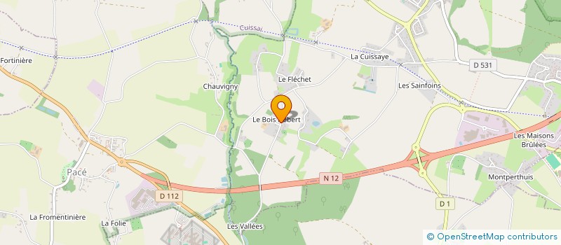 localisation de l'entreprise MONSIEUR ALEXANDRE GUIMONT à LONRAI