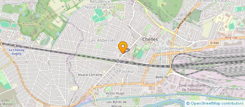 localisation de l'entreprise MONSIEUR ALEXANDRE GUINARD  CHELLES