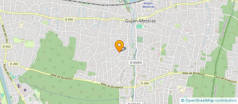 localisation de l'entreprise MONSIEUR ALEXANDRE GUNE  GUJAN-MESTRAS
