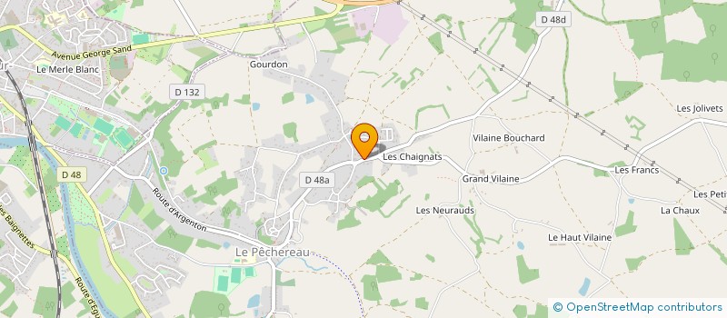 localisation de l'entreprise MONSIEUR ALEXANDRE GUNE à LE PECHEREAU