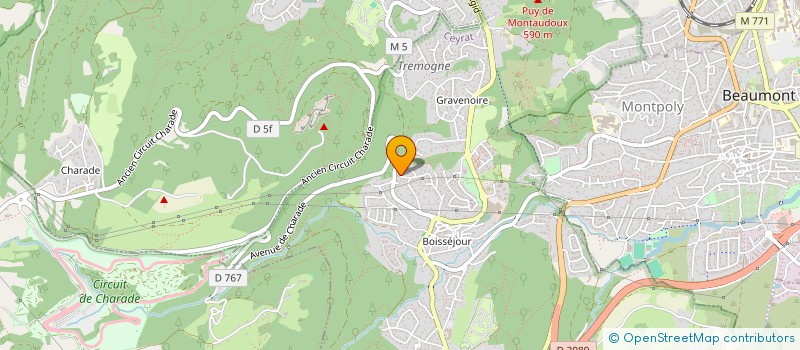 localisation de l'entreprise MONSIEUR ALEXANDRE GUYON  CEYRAT