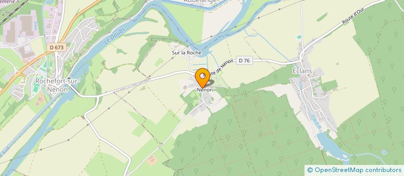 localisation de l'entreprise MONSIEUR ALEXANDRE GUYOT  ECLANS-NENON