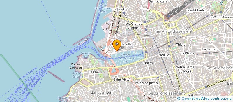 localisation de l'entreprise MONSIEUR ALEXANDRE HABIB à MARSEILLE