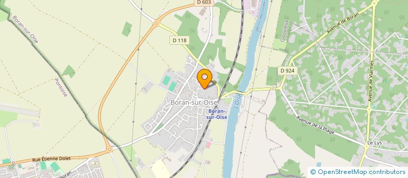 localisation de l'entreprise MONSIEUR ALEXANDRE HADJEDJ  BORAN-SUR-OISE